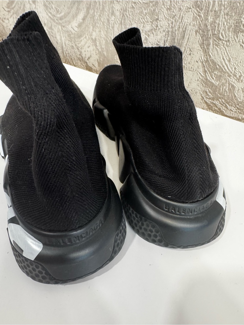 Balenciaga Black Speed Trainer Sock Sneakers - Picture 5 of 7